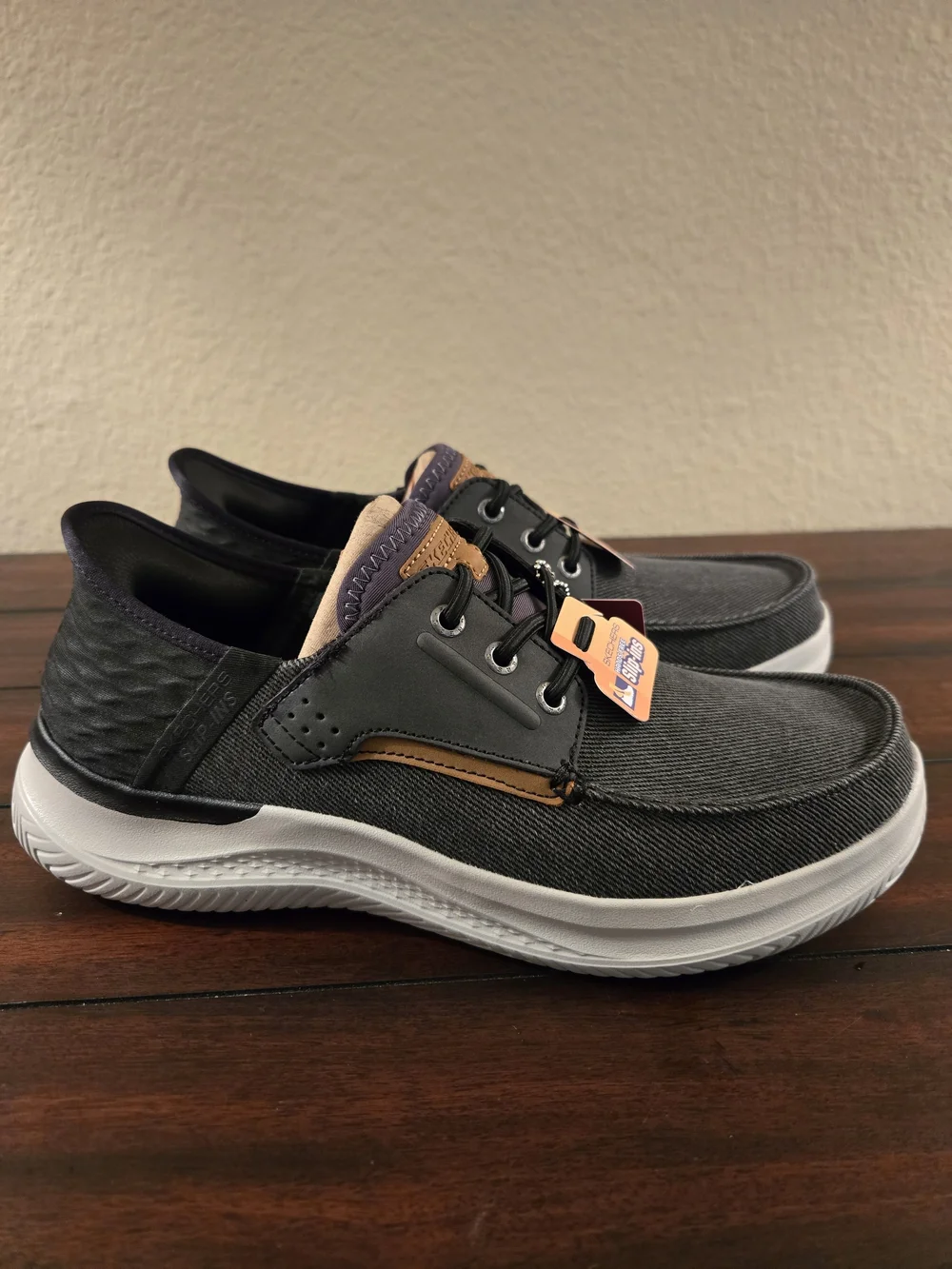 Skechers Niko Men's Relaxed Fit Slip In Boat Shoes